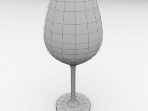 wine glass Model 3D