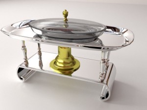 chafing dish stand 3D Model