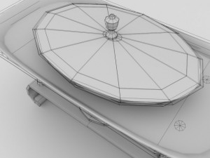 chafing dish stand 3D 모델