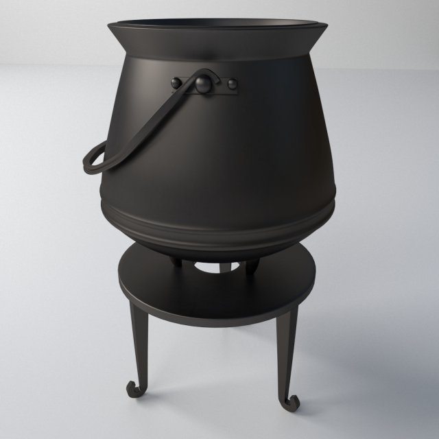 cauldron Model 3D .c4d .max .obj .3ds .fbx .stl .blend 