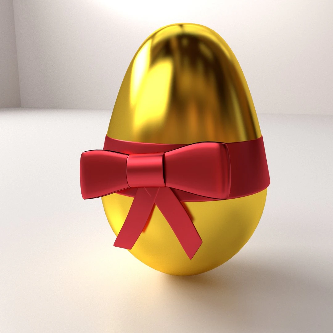 el huevo de Pascua Modelo 3D .c4d .max .obj .3ds .fbx .stl .blend