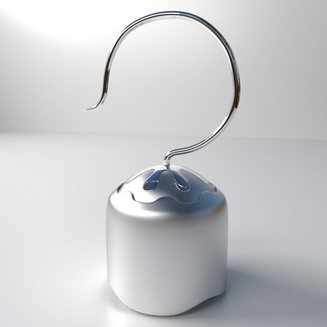 iron hook 3D मॉडल .c4d .max .obj .3ds .fbx .stl .blend 