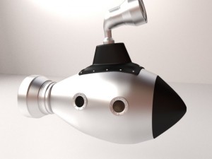 cartoon submarine 3D 모델