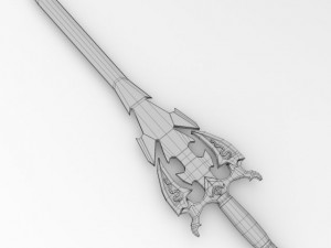 devil sword 3D Model