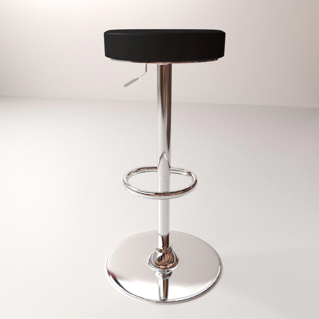 bar stool 3D Model .c4d .max .obj .3ds .fbx .stl .blend 