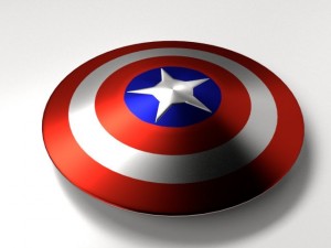 captain america shield 3Dモデル