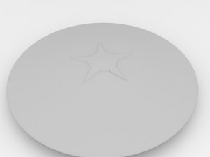 captain america shield 3Dモデル