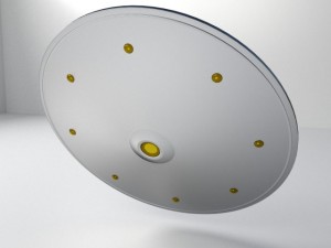 flying saucer Modello 3D