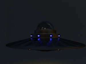 flying saucer Modello 3D