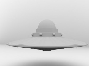 flying saucer Modello 3D