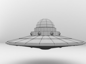 flying saucer Modello 3D