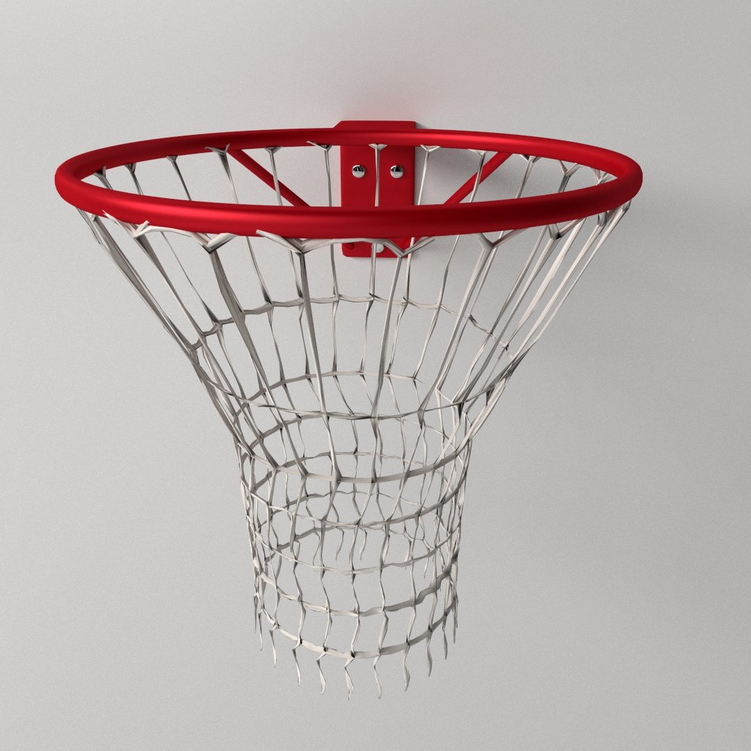 Basketball Hoop PBR 3D Model - 3D Models World