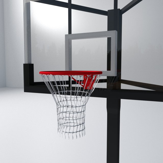 basketball backboard 3D-Modell .c4d .max .obj .3ds .fbx .stl .blend 