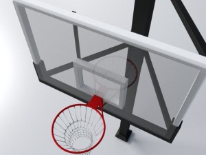 basketball backboard 3D-Modell