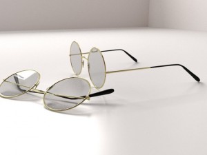 classic glasses 3D Model