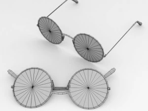 classic glasses 3D Model