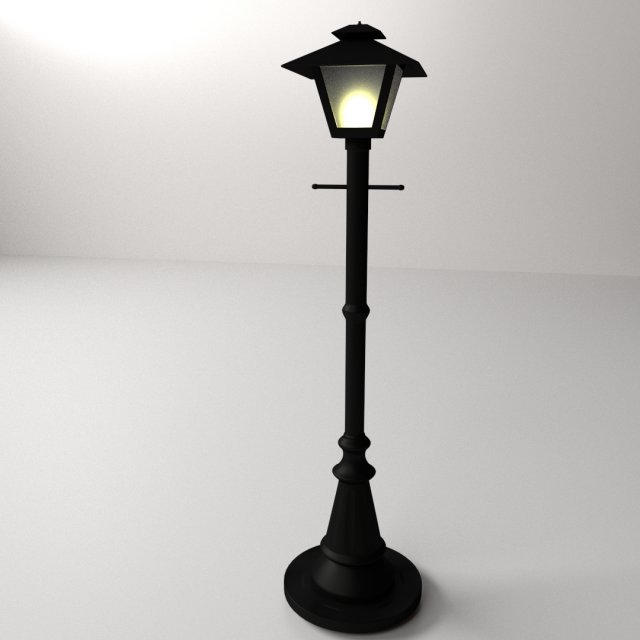 light post Modello 3D .c4d .max .obj .3ds .fbx .stl .blend 