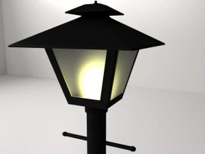 light post 3D Model