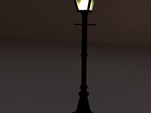 light post Modello 3D