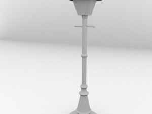 light post Modello 3D
