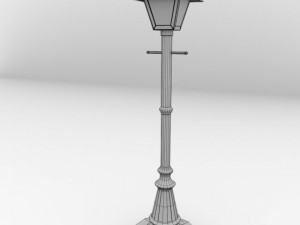 light post Modello 3D