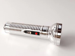 chrome flashlight 3D Model