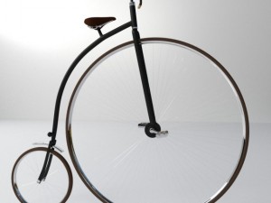 penny farthing bicycle Modelo 3D