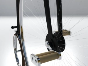 bicicletta da un centesimo Modello 3D