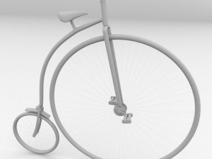 penny farthing bicycle 3D 모델