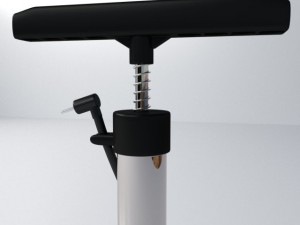 bicycle air pump 3D Model