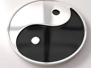 yin yang Model 3D