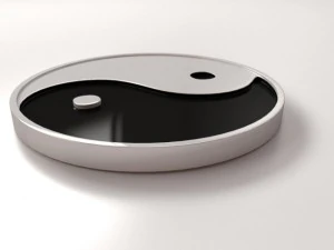 yin yang 3D Model