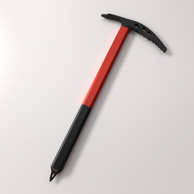 ice axe 3D Model .c4d .max .obj .3ds .fbx .stl .blend 