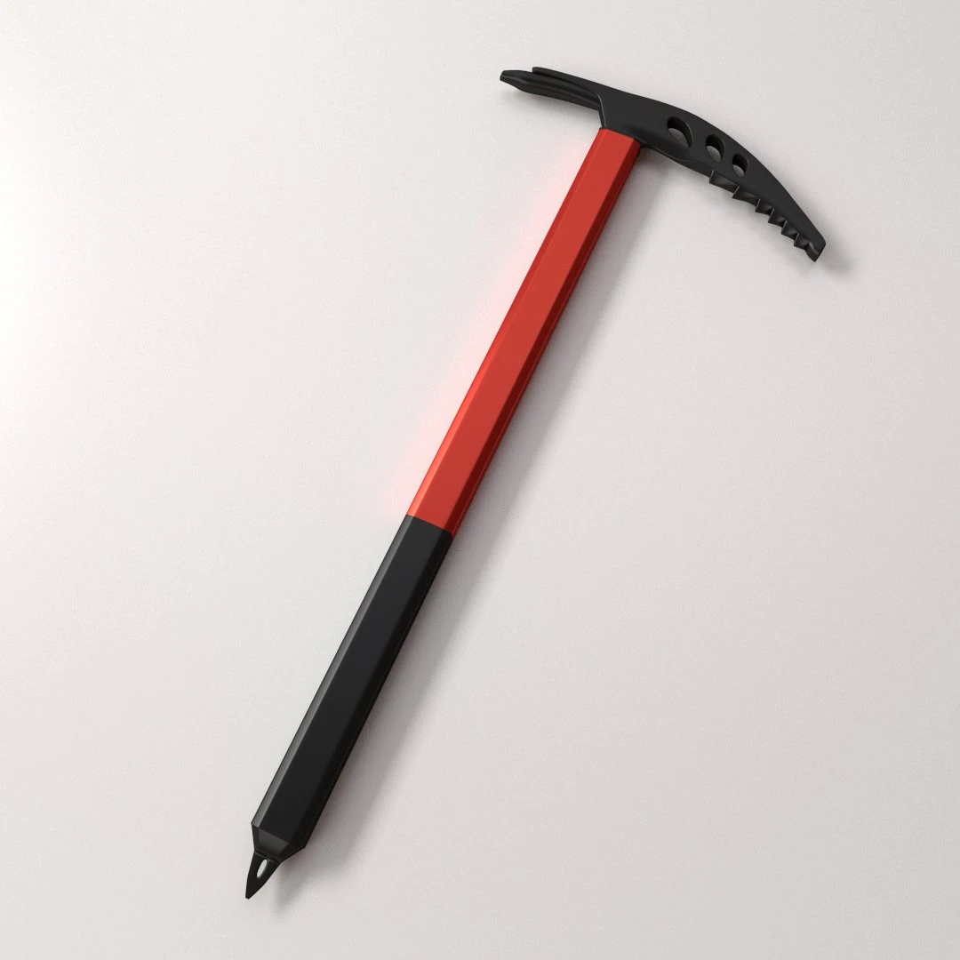 ice axe 3D Model .c4d .max .obj .3ds .fbx .stl .blend 