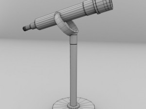 desktop telescope Modello 3D