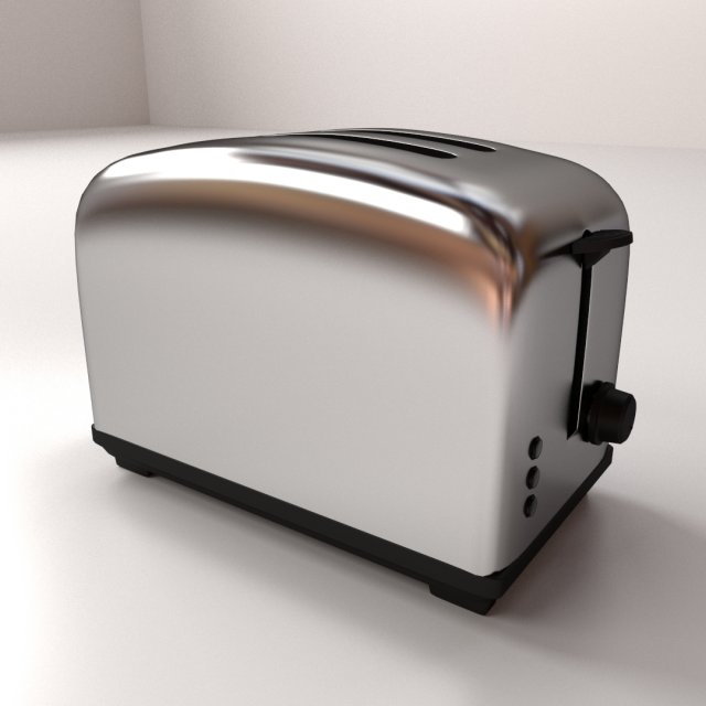 toaster 3D Model .c4d .max .obj .3ds .fbx .stl .blend 