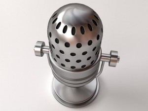 retro microphone 3D Model