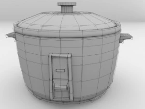 rice cooker 3D Model