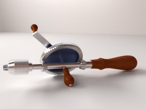 manual drill 3D Model