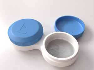 contact lense case 3D Model