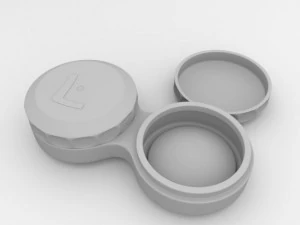 contact lense case 3D Model