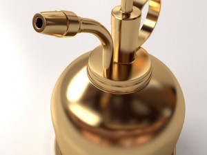 brass mist sprayer 3D 模型