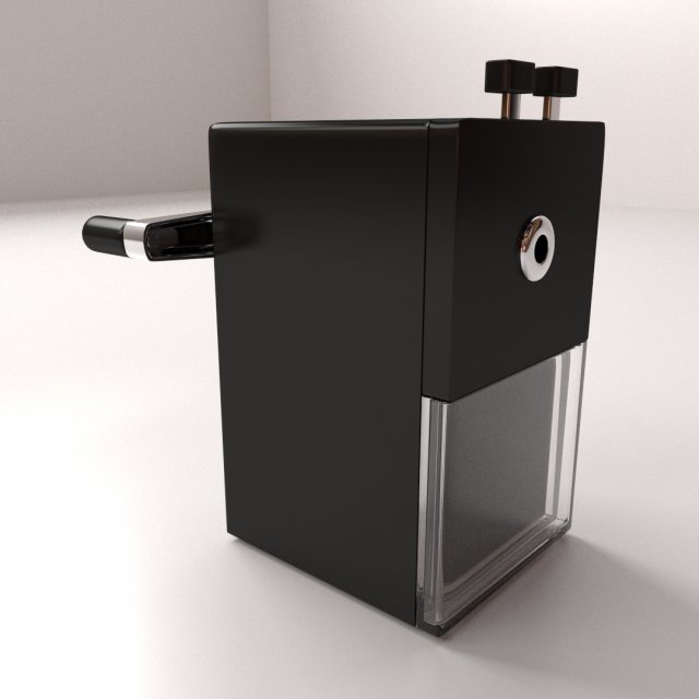 hand cranked sharpener 3D Model .c4d .max .obj .3ds .fbx .stl .blend 