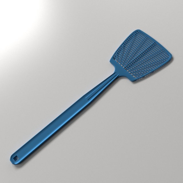 fly swatter 3D Model .c4d .max .obj .3ds .fbx .stl .blend 