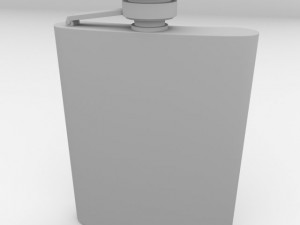 hip flask Model 3D