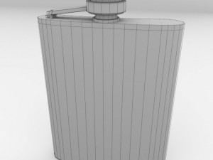 hip flask Model 3D