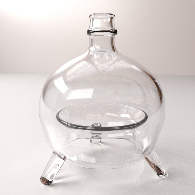 fly bottle Model 3D .c4d .max .obj .3ds .fbx .stl .blend 