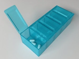 pill organizer box 3D Model