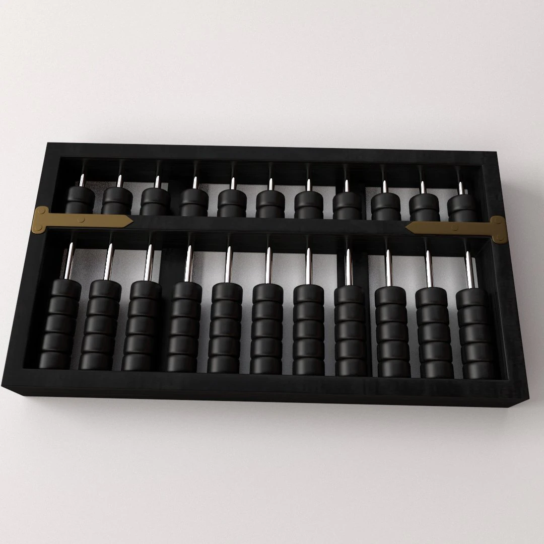 abacus 3D Model .c4d .max .obj .3ds .fbx .stl .blend 