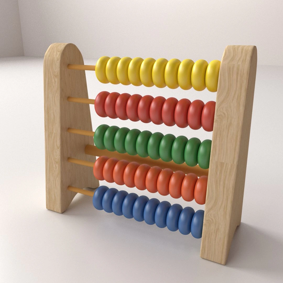 abacus v2 3D Model .c4d .max .obj .3ds .fbx .stl .blend 